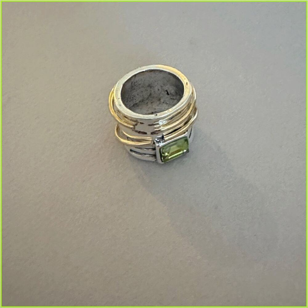 Silver Green Ring - Picture 4 of 4